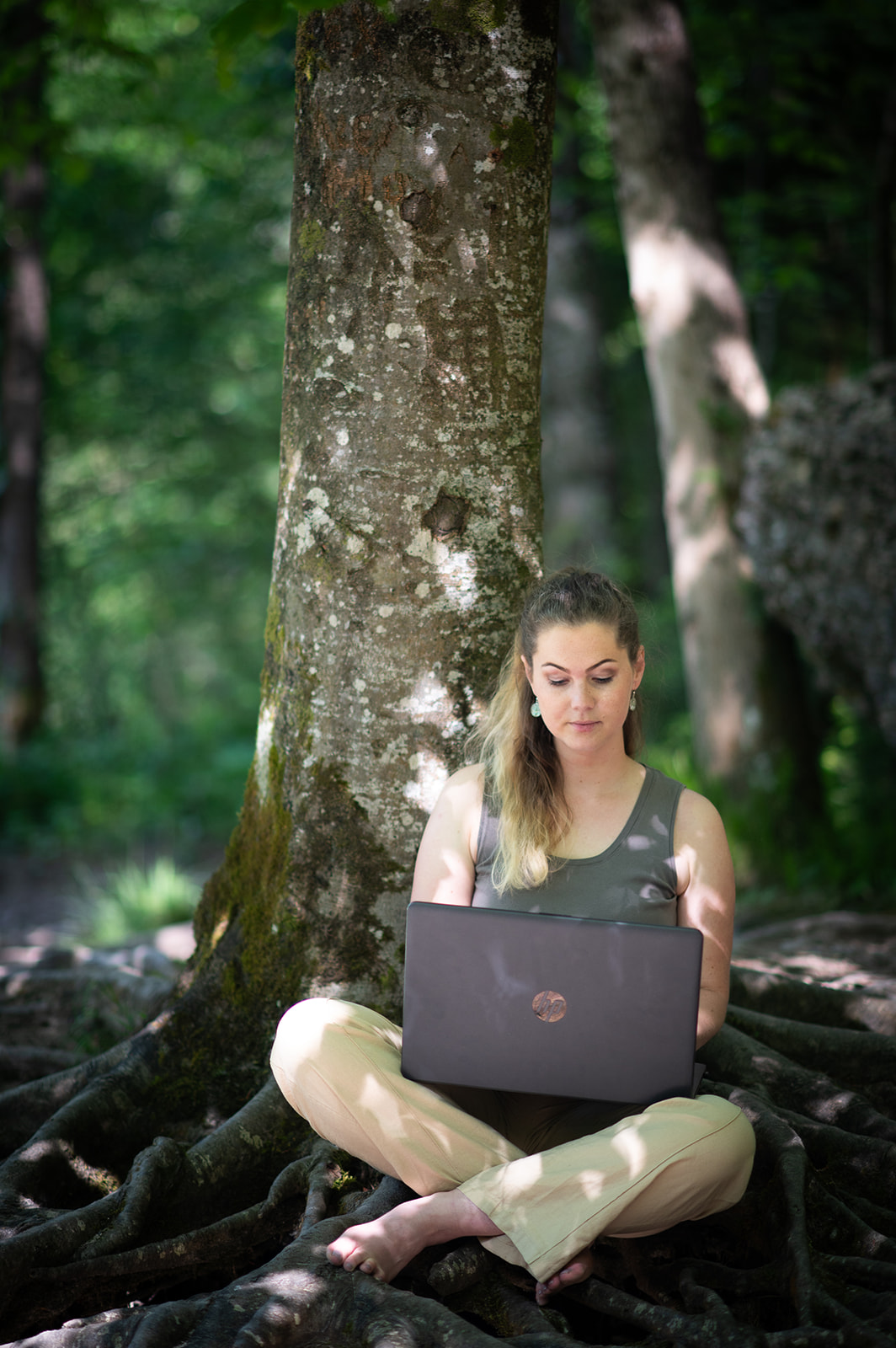 Ines in der Natur